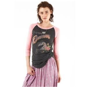 SPELL & THE GYPSY Vintage Raglan Horse Baseball Tee Gypsy Dancer S